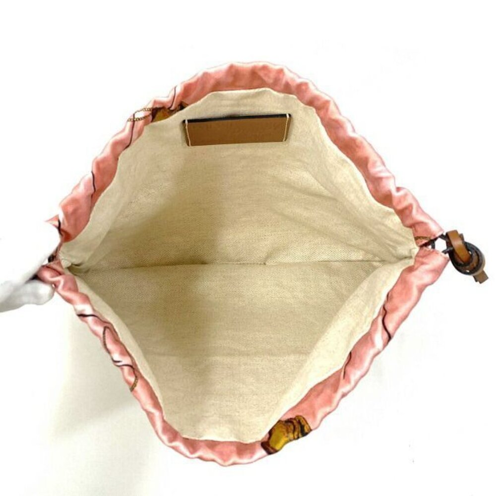 Loewe Draw String Pouch Draw String Rings Pink Mu… - image 4